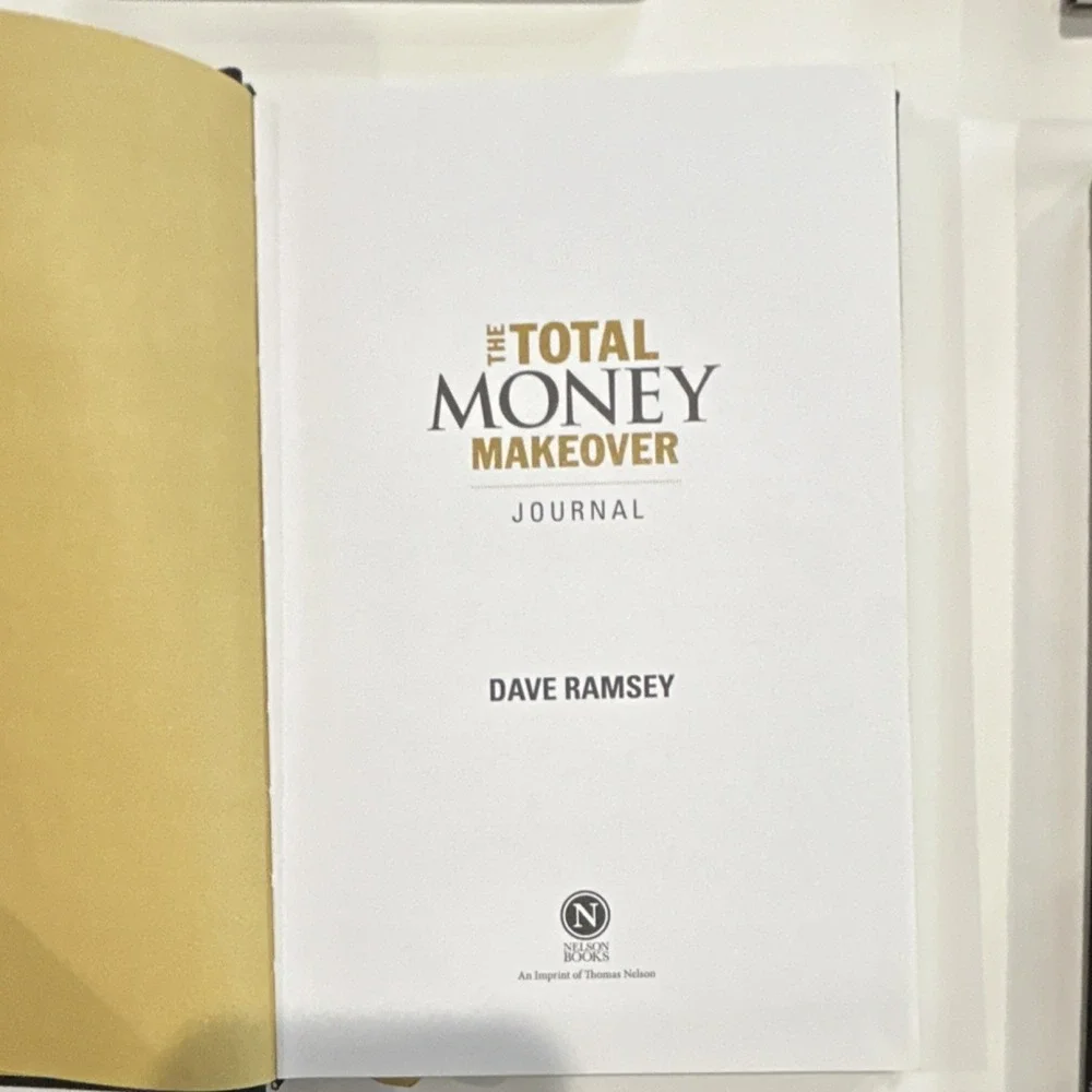 Dave Ramsey Total Money Makeover, Answer book and 2 New journals